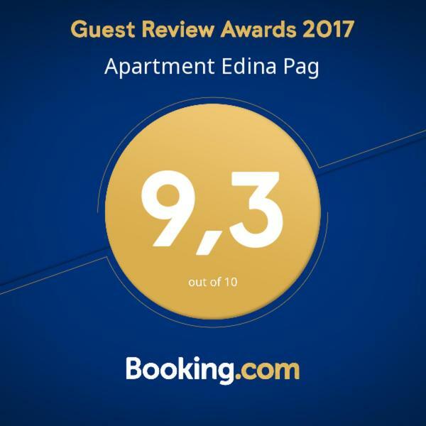 Apartment Edina Pag Pag Town Zewnętrze zdjęcie